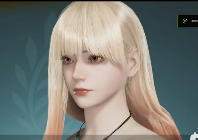 Porcelain Beauty: Platinum Blonde with Delicate Features